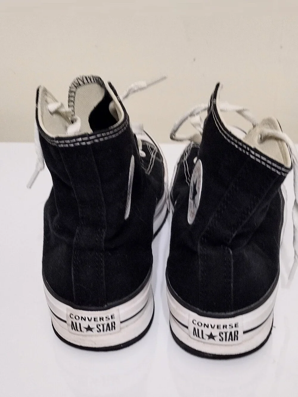Converse Chuck Taylor All Star EVA Lift Platform High Top Black Kids Sz 6 Unisex